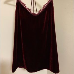 Abercrombie velvet top